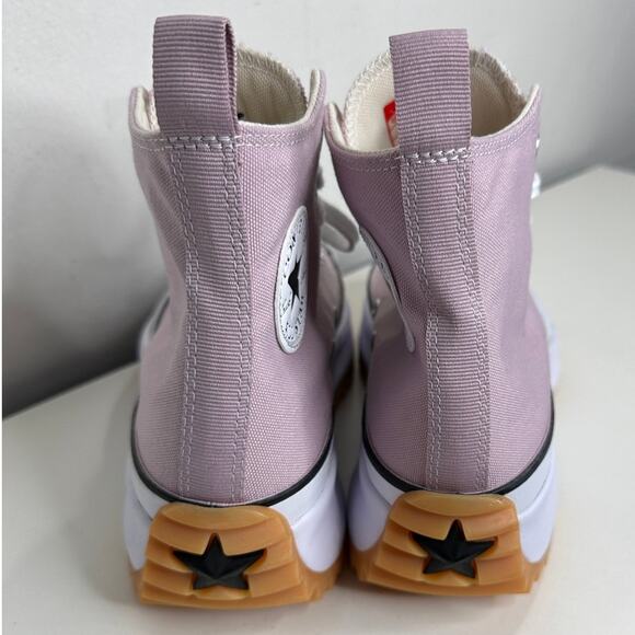 Converse Run Star Hike High Top Platform Sneaker Pink & White W 9 / M 7 - Picture 8 of 16
